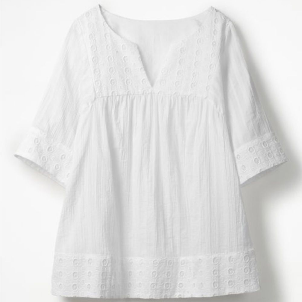 Boden Helene Broderie Top